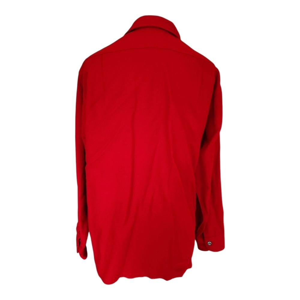 Pendleton 100% Wool Button-Up Shirt Red Size Medi… - image 5
